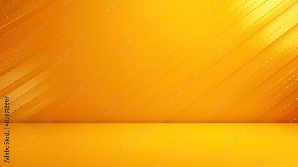 Aufkleber bright abstract yellow background with light reflection and texture suitable for various creative pr