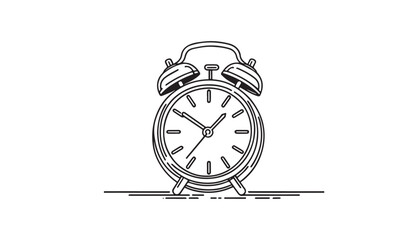 clock isolated on white