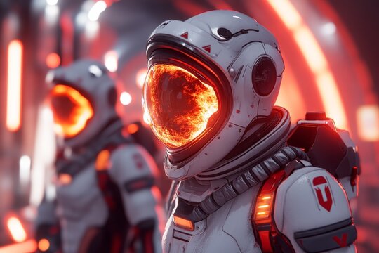 A glowing alien artifact being studied in a futuristic lab, surrounded by scientists in high-tech suits