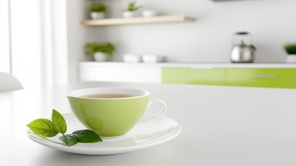 Fototapeta premium cup of hot tea