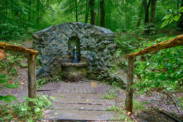 Harzer Wandernadel Stempelstelle 193 Stahlquelle Bergbaurundwanderweg