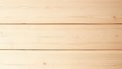 Fototapeta premium Close-up view of light beige wooden planks.