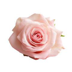 pink rose isolated on transparent background
