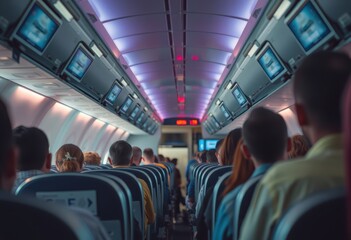 people sitting in airplane