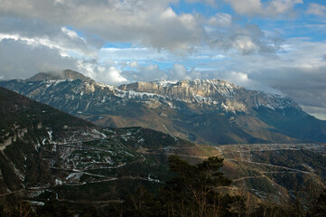 Col de Rousset, Le plateau du Vercors en hiver, Parc naturel r&eacute;gional du Vercors, 26, Dr&ocirc;me, Region Rhone Alpes, France