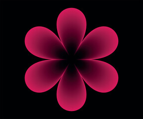 Vibrant Pink Blossoming Floral Beauty