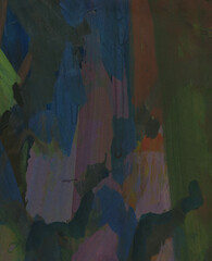 Expression of painting color and brushstroke.  Abstract illustration for background