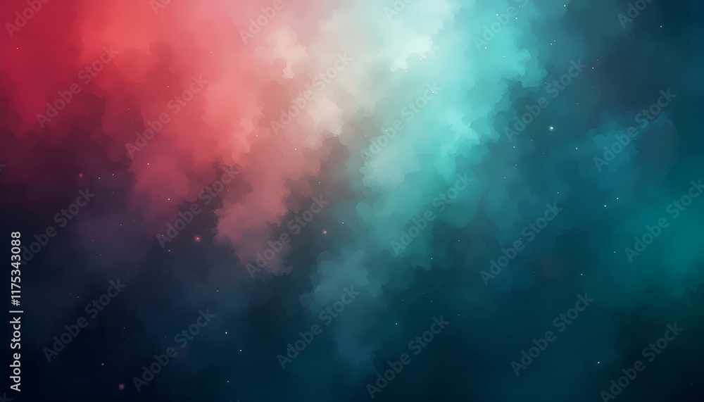 Aufkleber blur image. abstract background gradient color ice blue red like smoke. abstract wallpaper backgroun