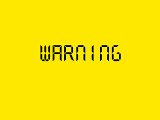 Warning