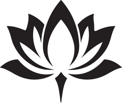 Lotus flower vector illustration symbol of purity and enlightenment