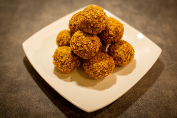 POLPETTE di MELANZANE Albóndigas de Berenjena Croquetas de Berenjenas 