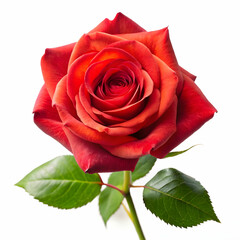 Naklejka premium rose with white back ground