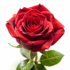 Naklejka premium rose with white back ground