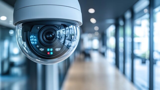 Security camera in modern office. (1)