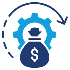 Cost Efficiency Icon Element For Design