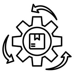 Obraz premium processing product icon