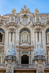Fototapeta premium details of architecture of the Great Theatre of Havana, Cuba