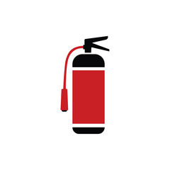 fire extinguisher icon vector on white background