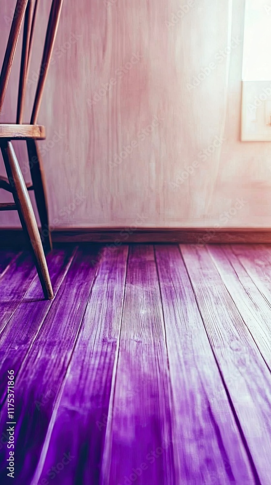 Aufkleber Deep Navy to Soft Lavender Gradient Invites Calm and Inspiration With a Hint of Grain