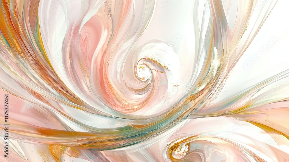 Poster swirling pastels create a vibrant symbol of fresh beginnings and new opportunities on a canvas