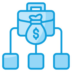Asset Allocation Icon Element For Design