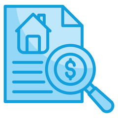 Asset Valuation Icon Element For Design