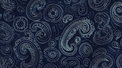 paisley seamless pattern wallpaper