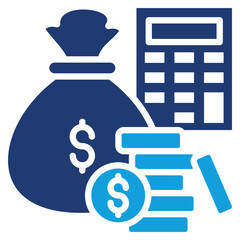 Budgeting Icon Element For Design