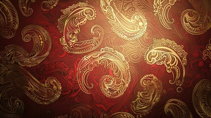 paisley seamless pattern wallpaper