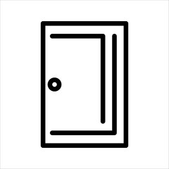 Prientrance door icon vector template illustration logo design,with white backgroundnt