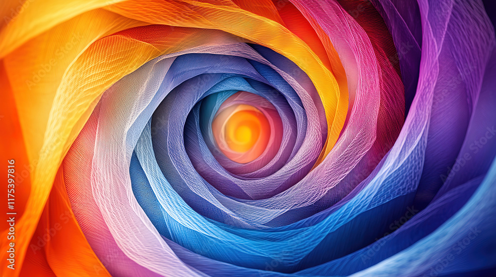 Poster dynamic radial lattice background