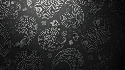 paisley seamless pattern wallpaper