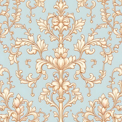 seamless pattern with flowers