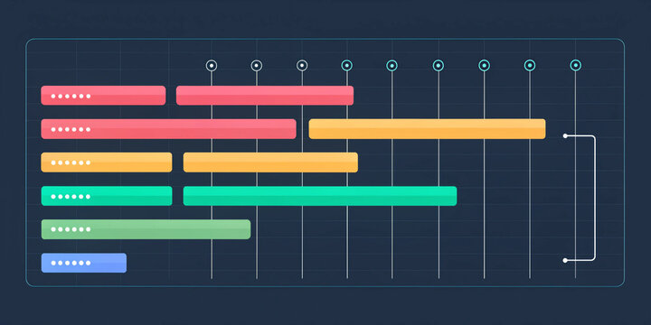 Gantt Chart Infographic Template for Effective Project Management
