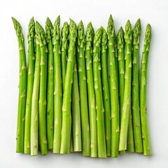 Fototapeta premium Bright asparagus with stalks