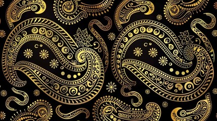 paisley seamless pattern wallpaper