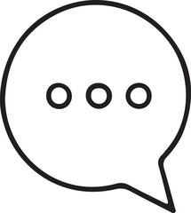 Black Phone massage icon vector illustration on white background