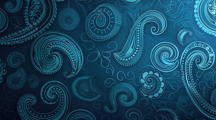 paisley seamless pattern wallpaper