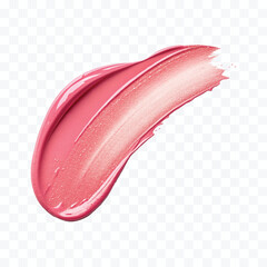 abstract 3d lipstick smudges in different colour style isolated on white background