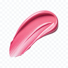 abstract 3d lipstick smudges in different colour style isolated on white background