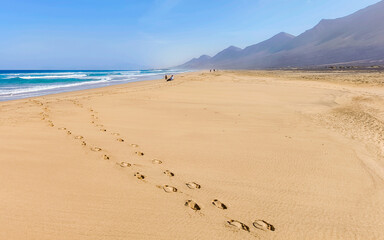 Cofete Beach, Fuerteventura, Canary Islands, Spain.