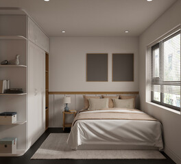 3d render bedroom