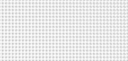 Array of white organic smooth inset dots geometrical structure pattern background wallpaper banner