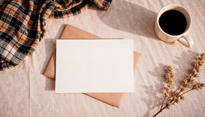 Vintage-Inspired Stationery with Neutral Tones and Texture