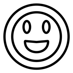 Grinning Face with Big Eyes Icon
