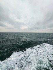 stormy sea and sky