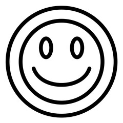 Slightly Smiling Face Icon
