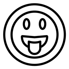 Face with Tongue Icon