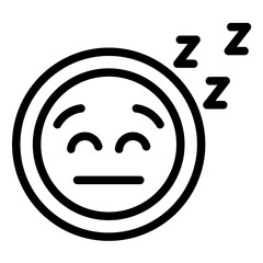 Sleeping Face Icon