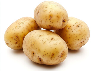 Artistic Arrangement of Potatoes in a Stack